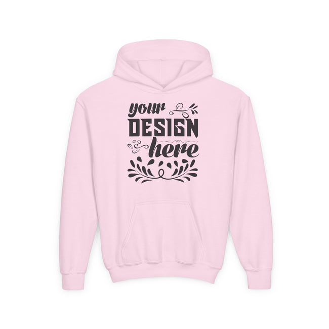 Customizable Gildan 18500B Youth Heavy Blend Hooded Sweatshirt