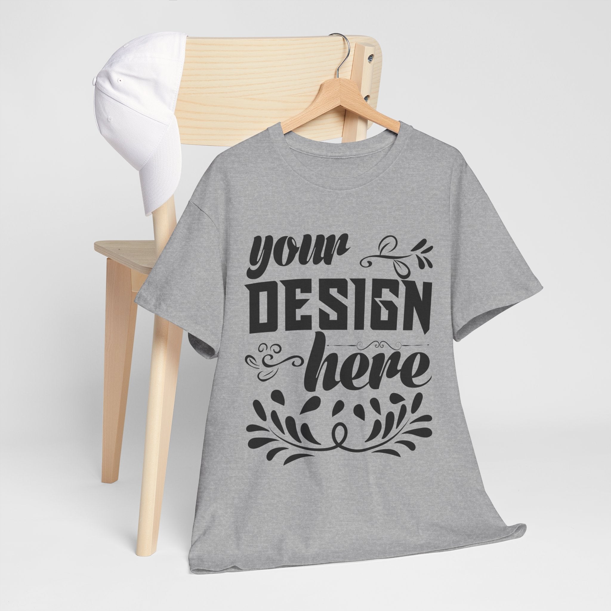 Customizable Gildan 5000 Unisex Heavy Cotton T-Shirt Classic Fit