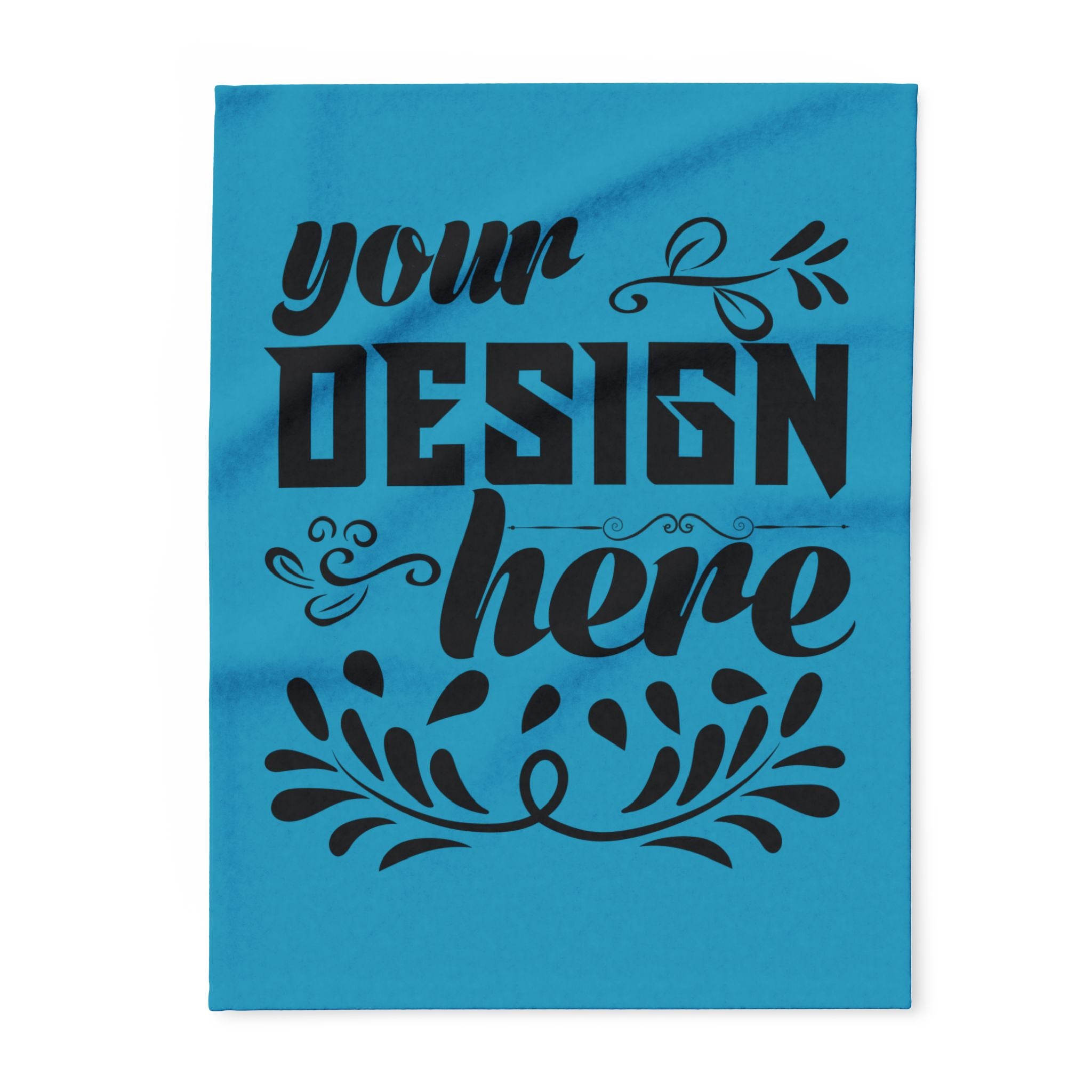 Customizable Arctic Fleece Blanket 315gsm One Sided Print 3 Sizes