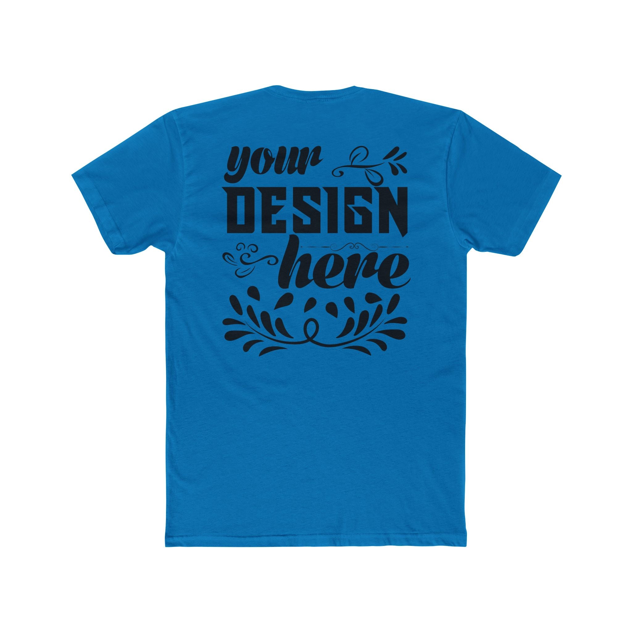 Customizable Next Level 3600 Unisex Cotton Crew Neck Short Sleeve Tee