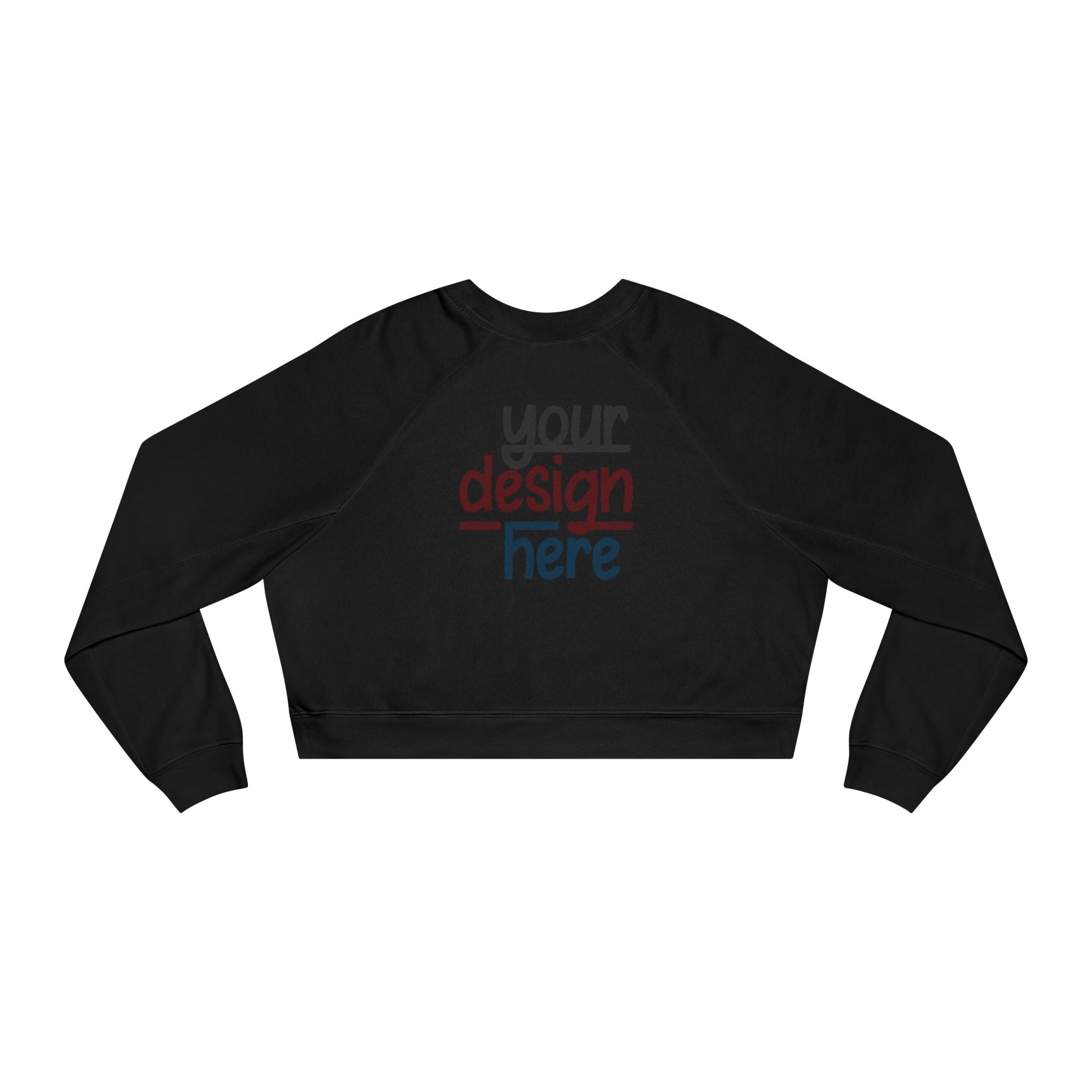 Customizable Bella+Canvas 7505 Womens Cropped Fleece Pullover