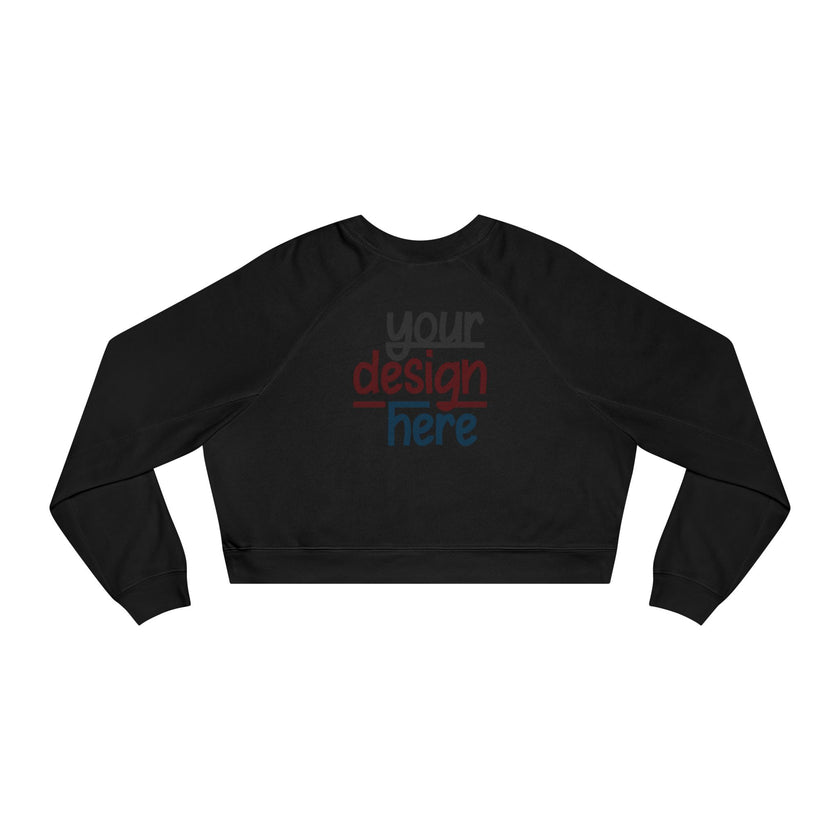 Customizable Bella+Canvas 7505 Womens Cropped Fleece Pullover
