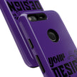Customizable Tough Dual Layer Phone Case Polycarbonate TPU Liner Protective