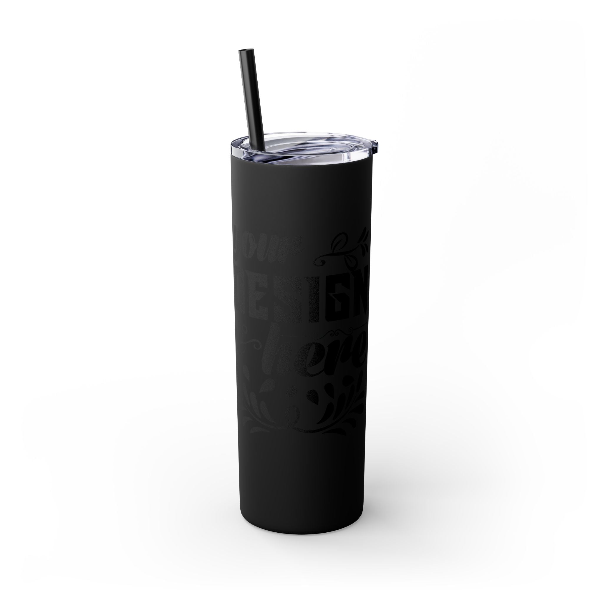 Customizable Maars 20oz Skinny Tumbler with Straw Stainless Steel
