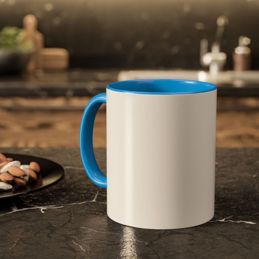 Customizable Glossy Ceramic Accent Mug 11oz and 15oz
