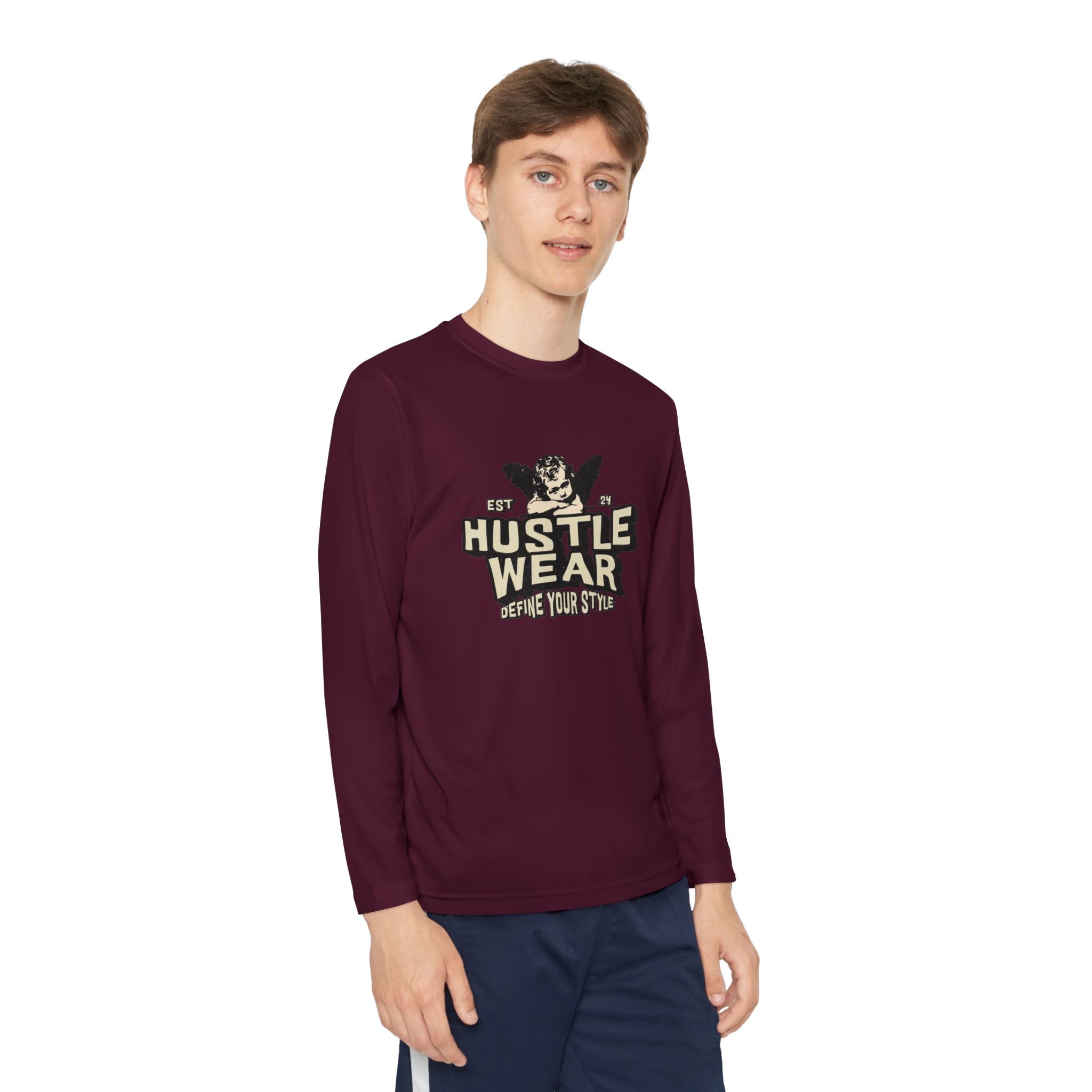 Sport-Tek YST350LS Unisex Youth Long Sleeve Tee | 