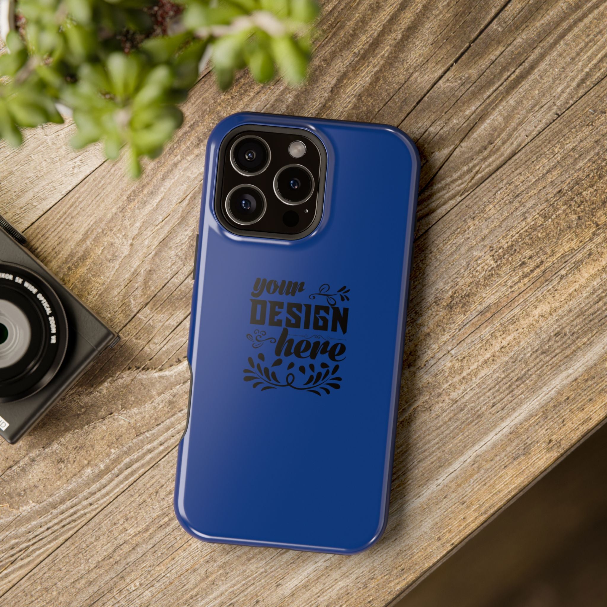 Customizable Magnetic Impact Resistant Phone Case Dual Layer Full Wrap