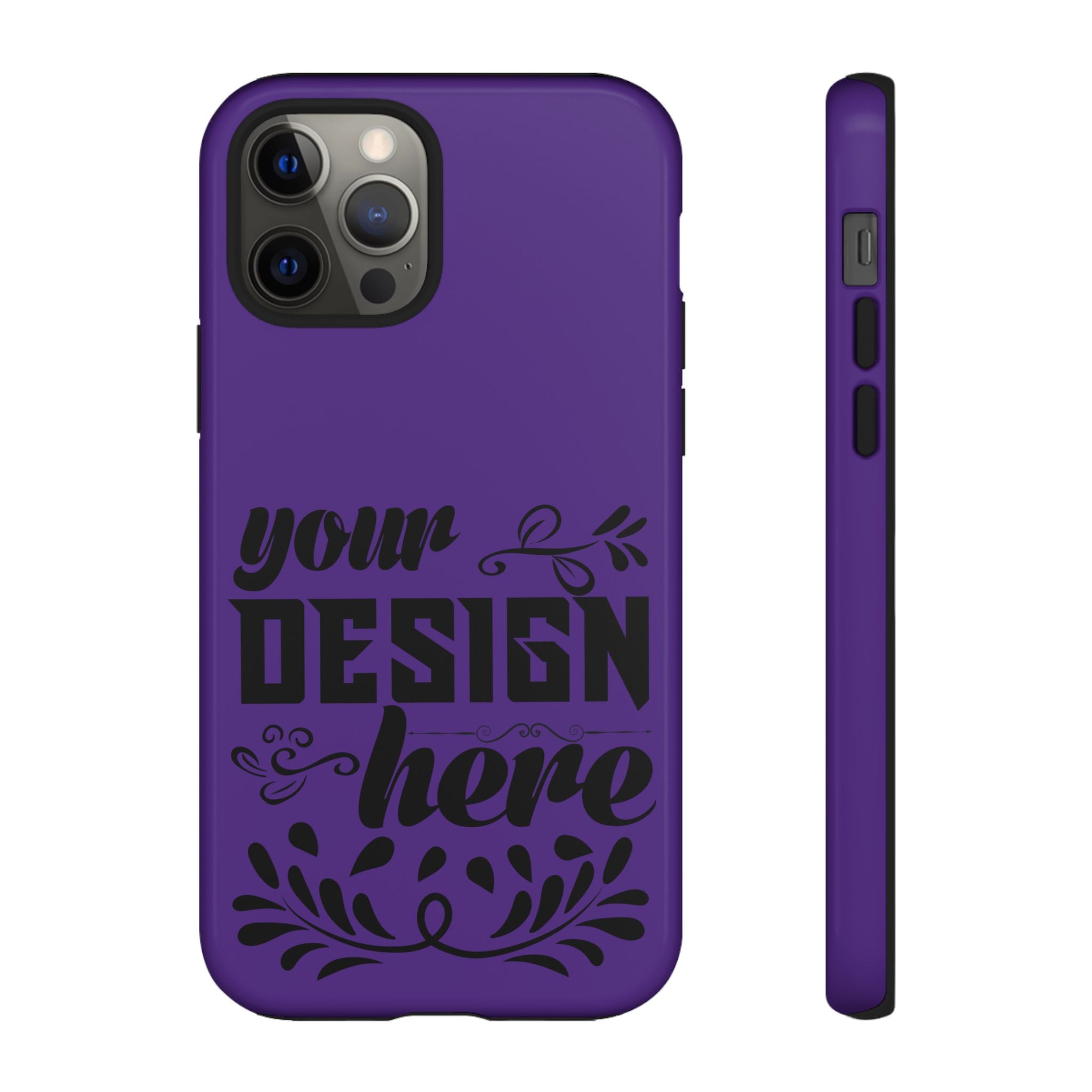 Customizable Tough Dual Layer Phone Case Polycarbonate TPU Liner Protective