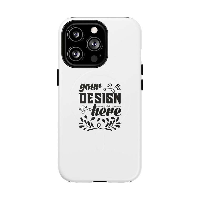 Customizable Tough Magnetic Phone Case Dual Layer Polycarbonate TPU Liner