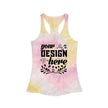 Customizable Colortone 3400 Tie Dye Racerback Tank Top