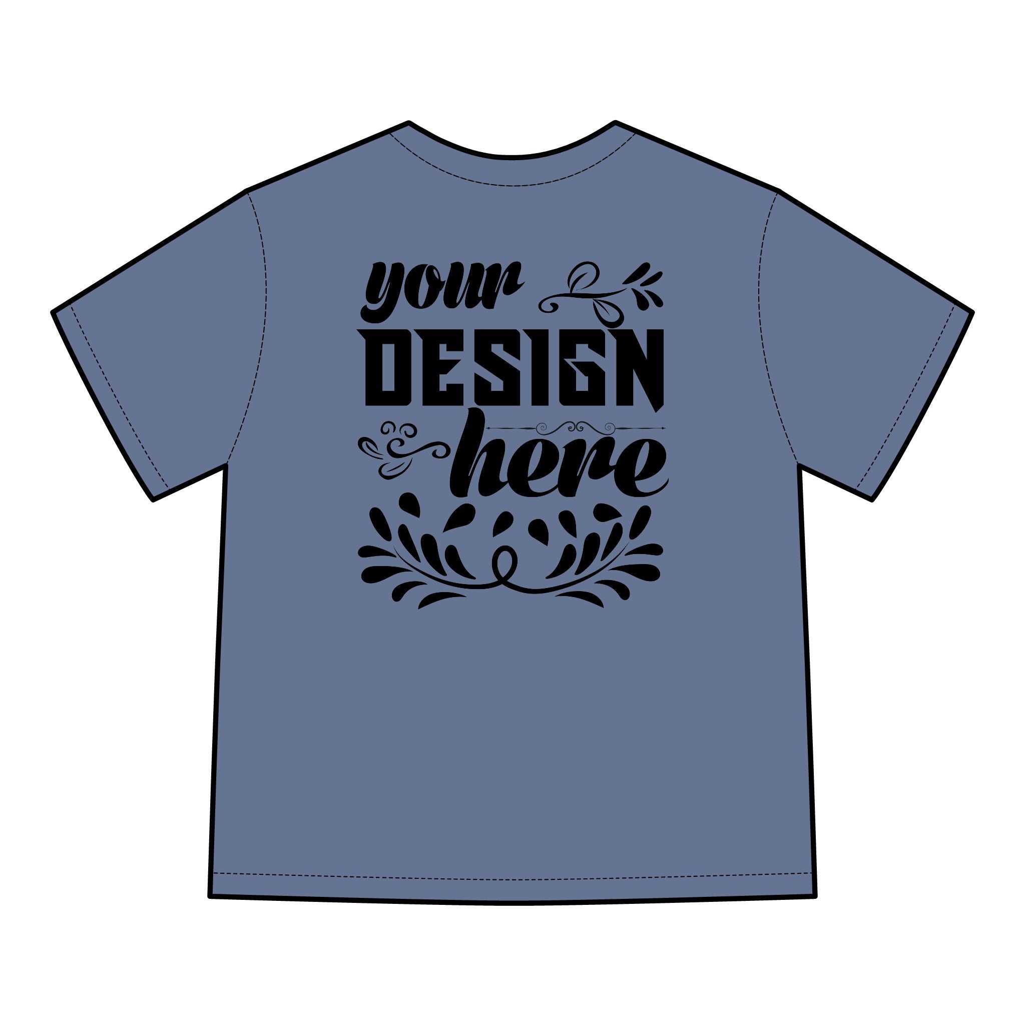 Customizable Hanes GDH00 Unisex Garment Dyed Cotton T Shirt