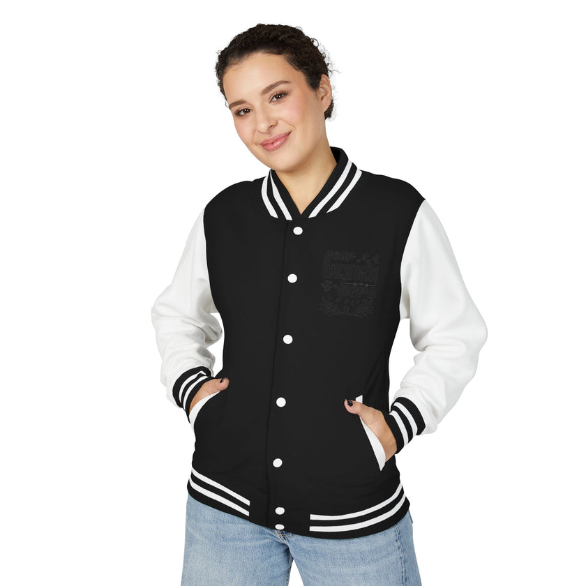 Customizable AWDis JH043 Unisex Heavyweight Letterman Jacket