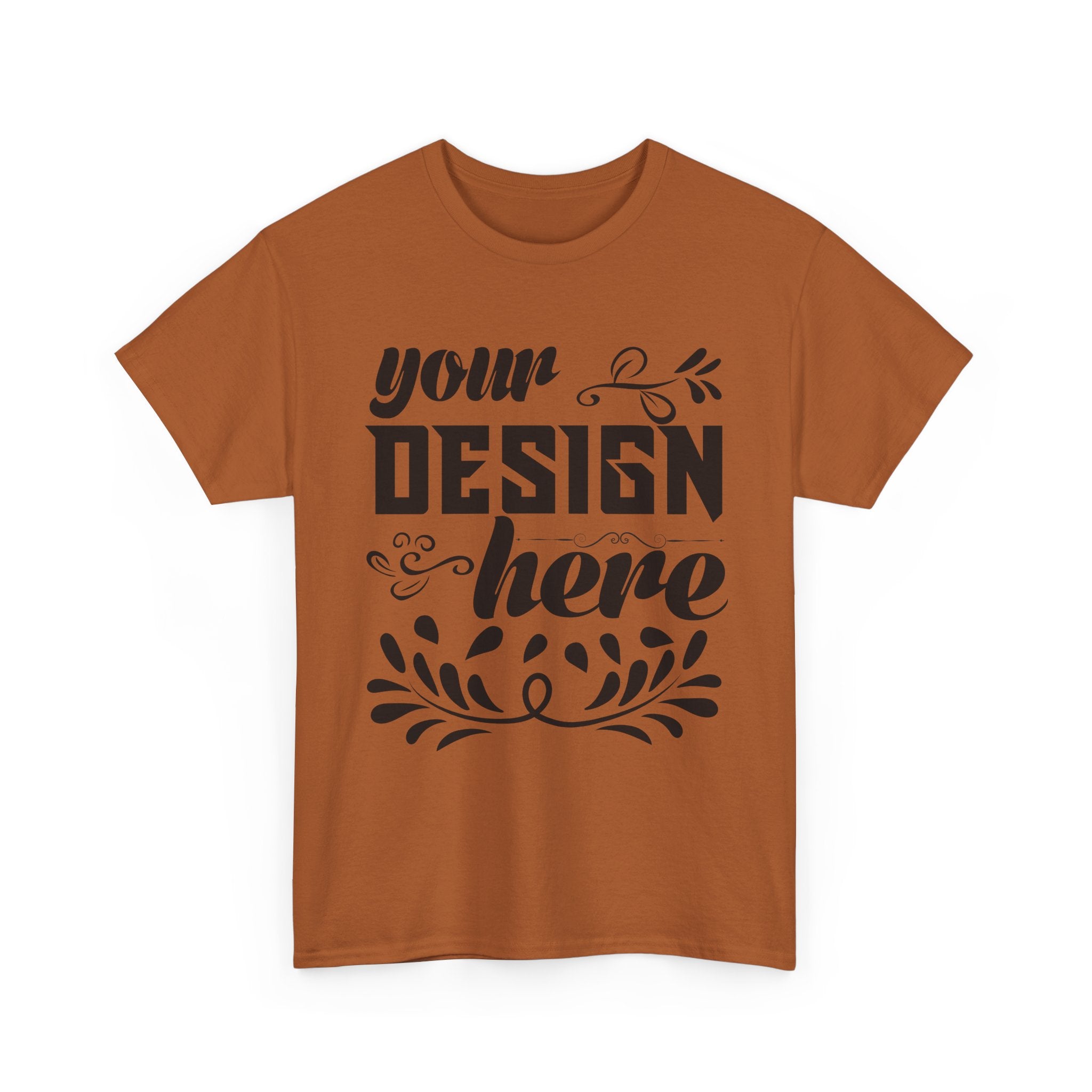 Customizable Gildan 5000 Unisex Heavy Cotton T-Shirt Classic Fit