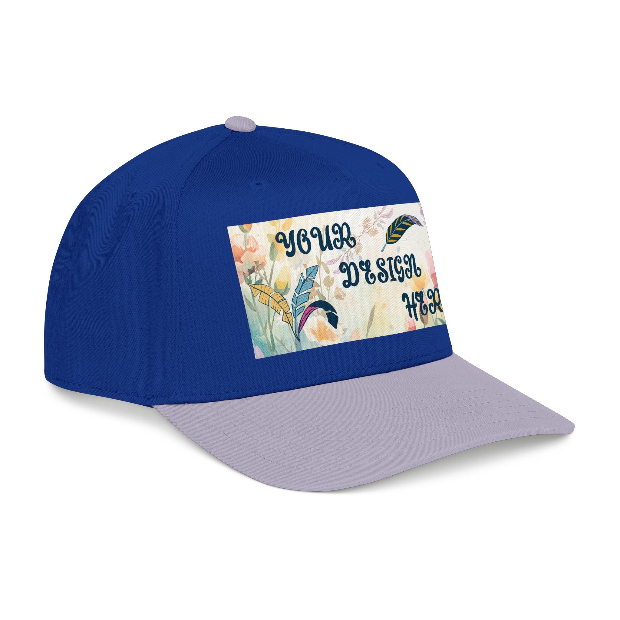 Customizable OTTO 31-069 Mid Profile 5 Panel Baseball Cap