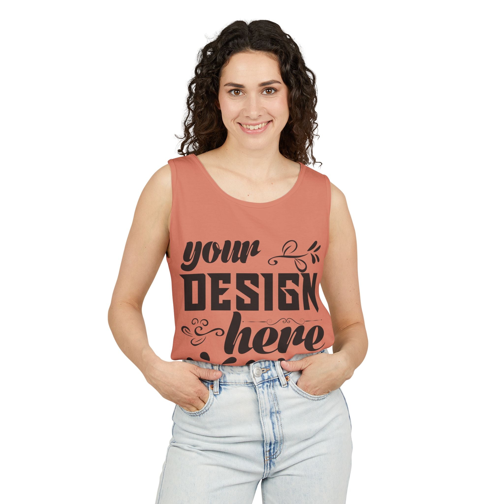 Customizable  Comfort Colors 9360  Unisex Garment Dyed Tank Top