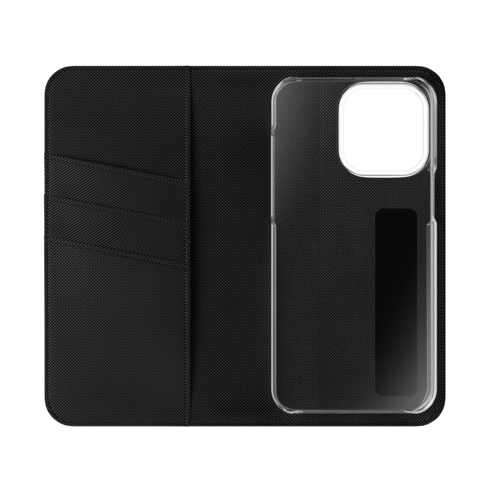 Customizable Flip Folio Phone Case With Card Slots Stand And Elastic Strap