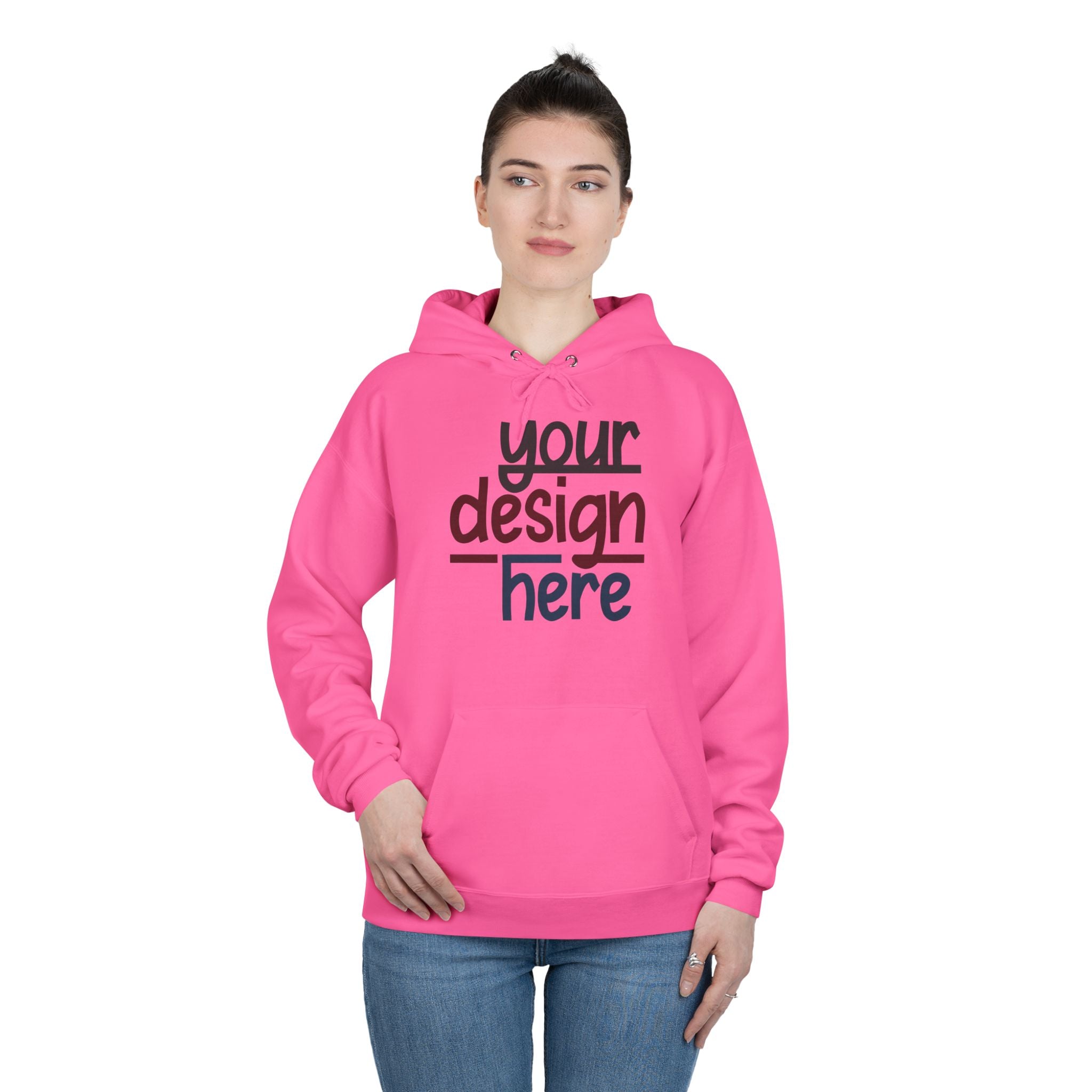 Customizable Hanes P170 EcoSmart Unisex Pullover Hoodie