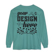 Customizable Comfort Colors 6014 Unisex Garment Dyed Long Sleeve T Shirt