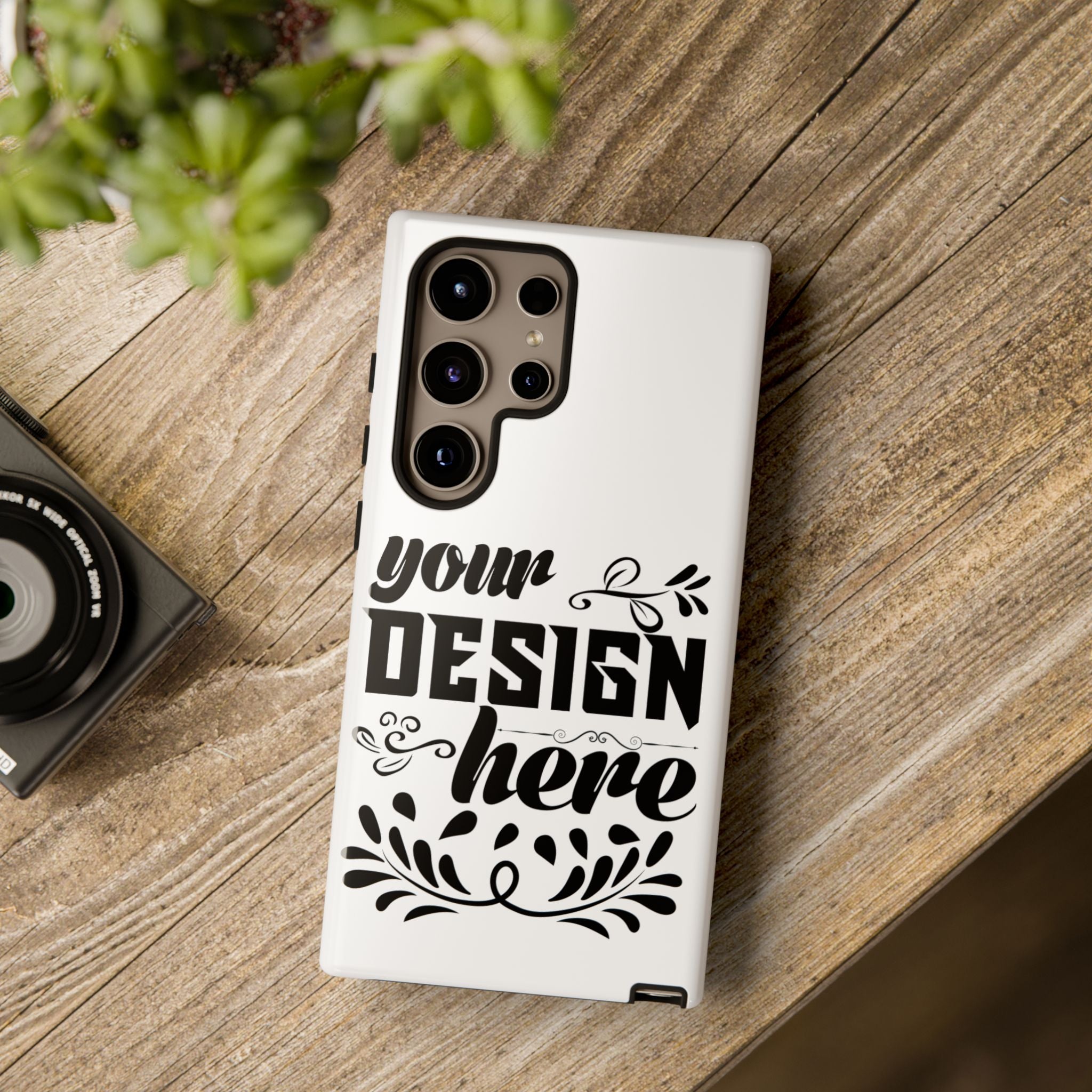 Customizable Tough Dual Layer Phone Case Polycarbonate TPU Liner Protective