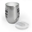 Customizable 12oz Vacuum Insulated Stainless Steel Wine Tumbler with Lid