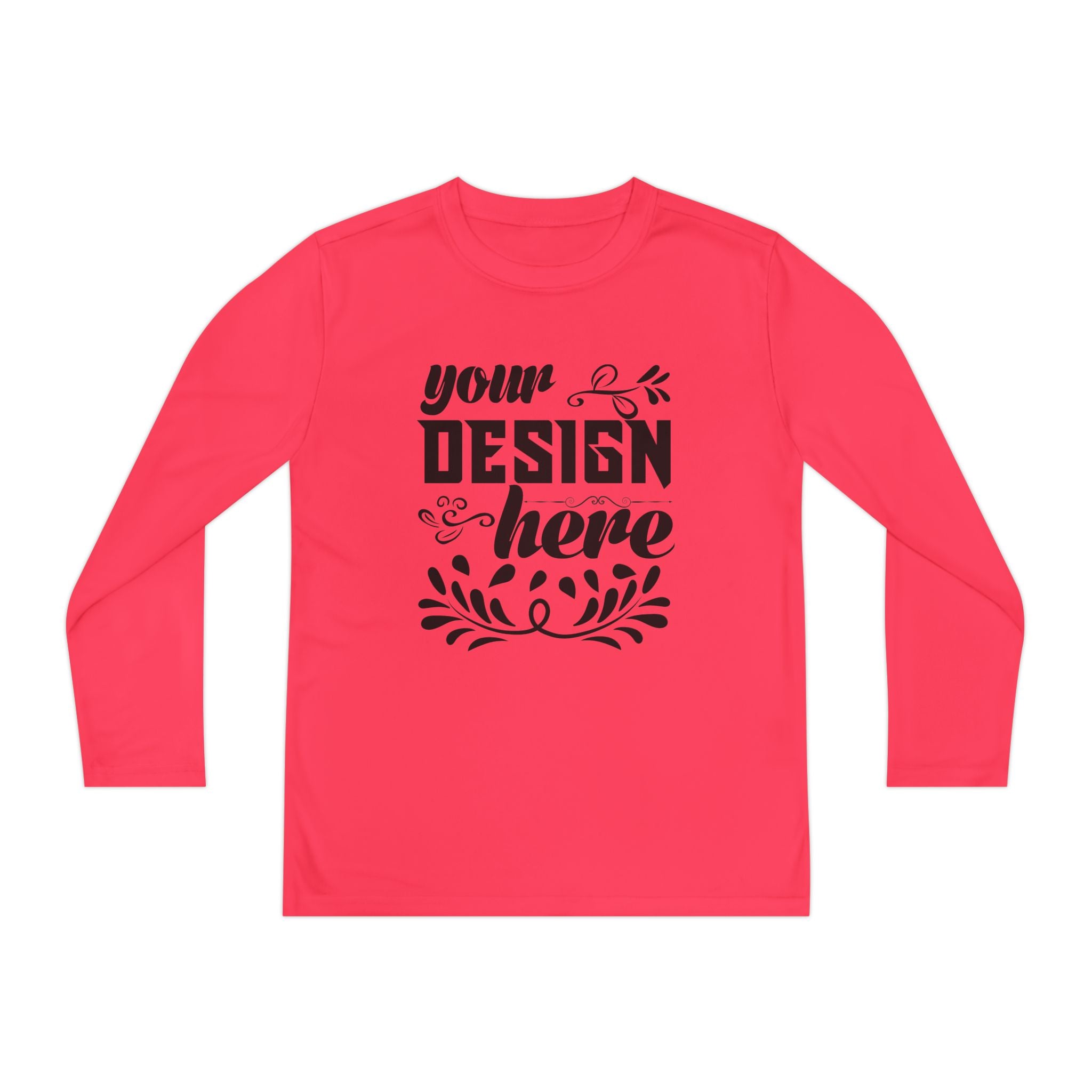 Customizable Sport Tek YST350LS Youth Long Sleeve Competitor Tee