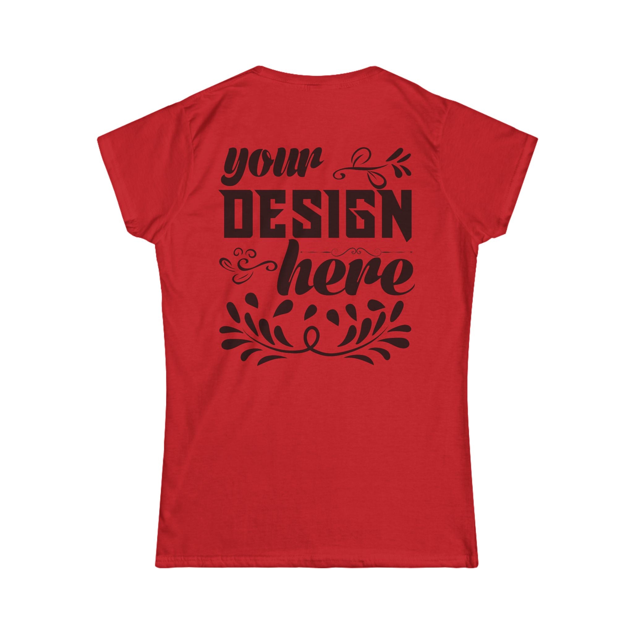 Customizable Gildan 64000L Womens Softstyle Short Sleeve T-Shirt