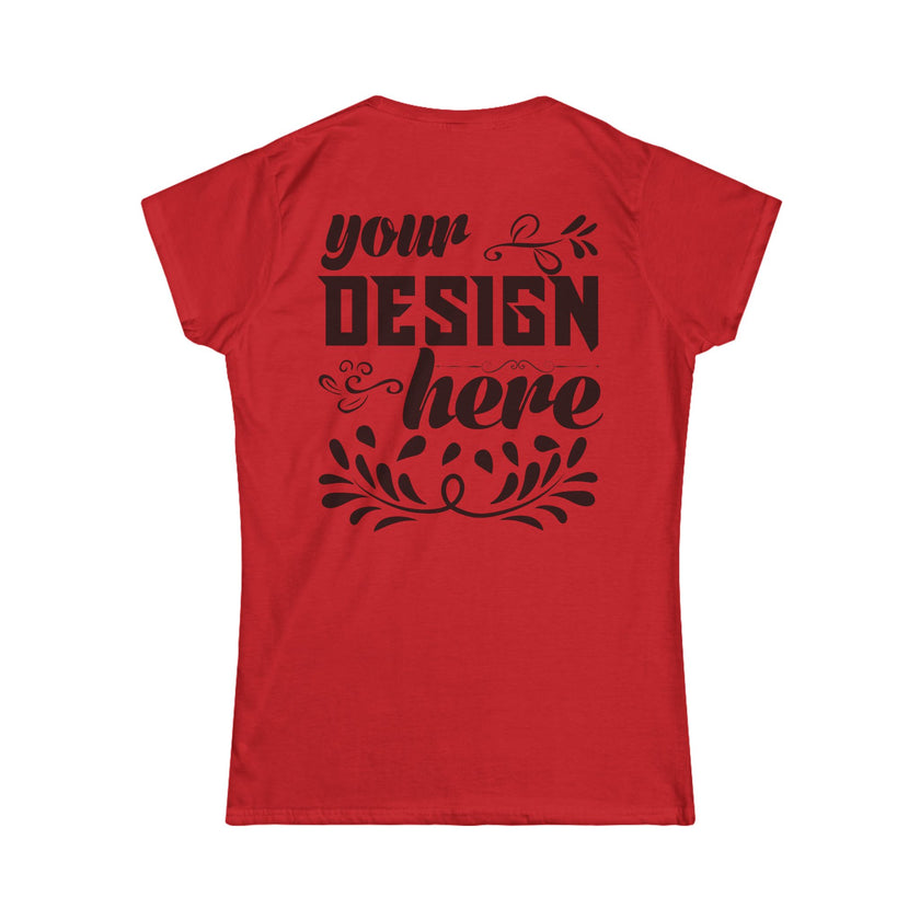 Customizable Gildan 64000L Womens Softstyle Short Sleeve T-Shirt