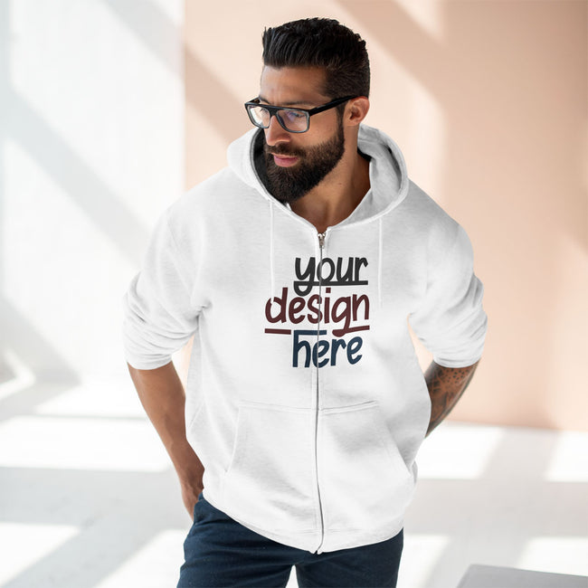 Customizable Lane Seven LS14003 Unisex Zip Hoodie