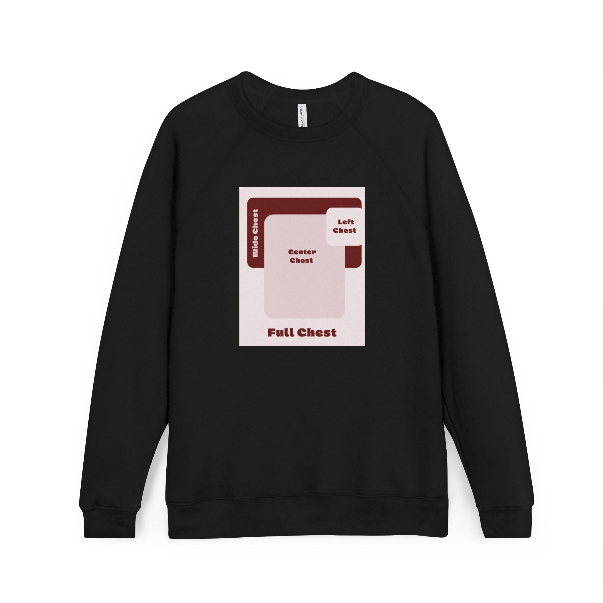 Customizable Bella+Canvas 3901 Unisex Fleece Raglan Sweatshirt