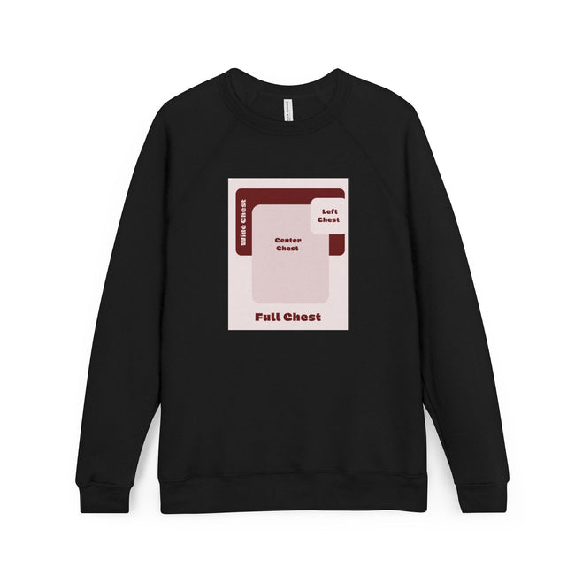 Customizable Bella+Canvas 3901 Unisex Fleece Raglan Sweatshirt