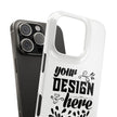 Customizable Snap Phone Case Slim Lightweight Polycarbonate Gloss Or Matte