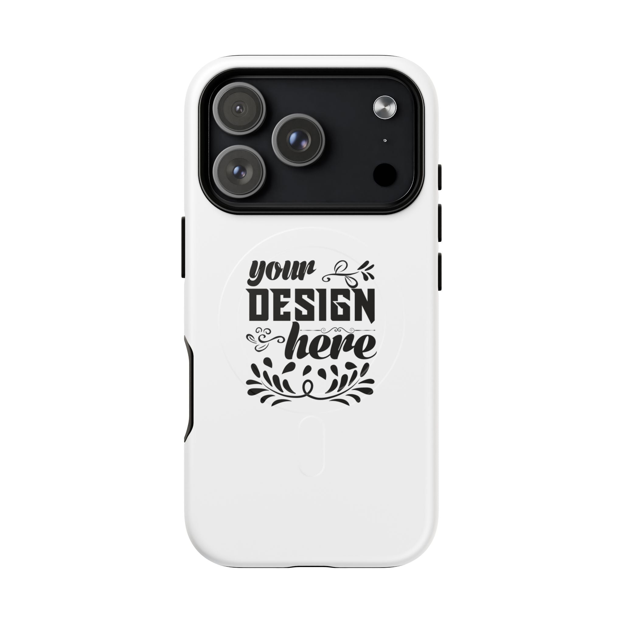 Customizable Tough Magnetic Phone Case Dual Layer Polycarbonate TPU Liner