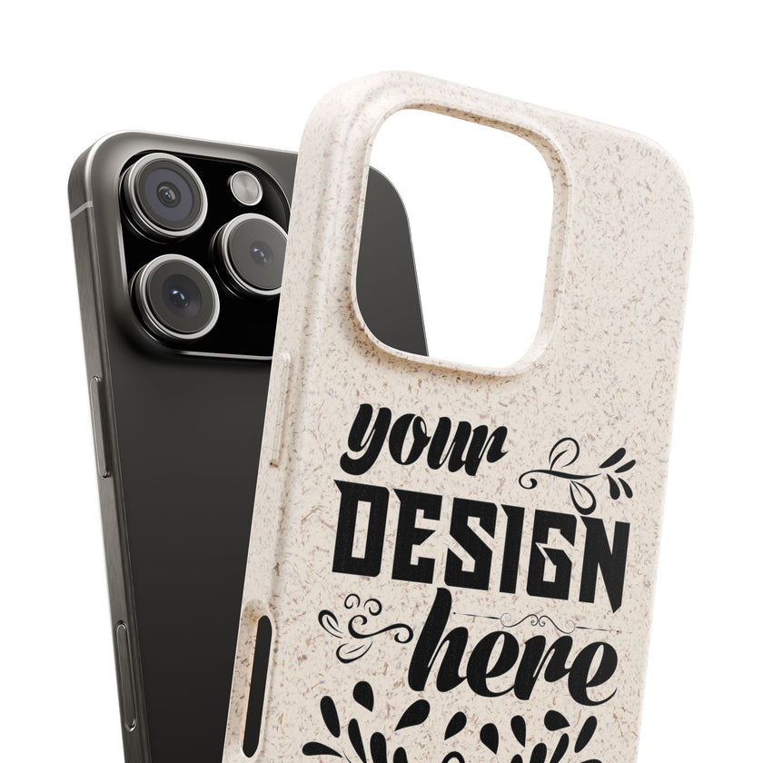 Customizable Biodegradable Phone Case Matte Finish Wireless Charging