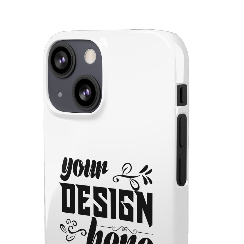 Customizable Snap Phone Case Slim Lightweight Polycarbonate Gloss Or Matte