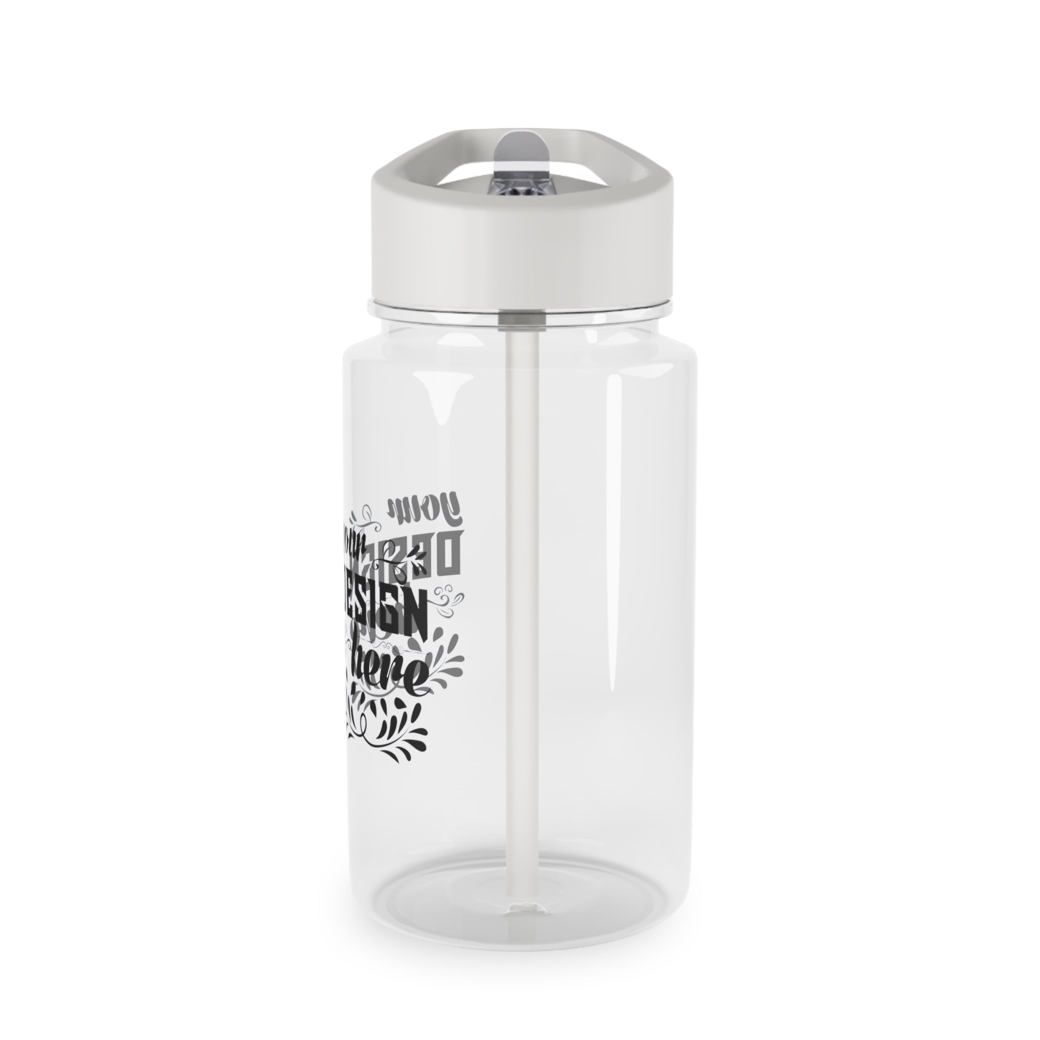 Customizable Tritan Reusable Water Bottle with Straw Lid