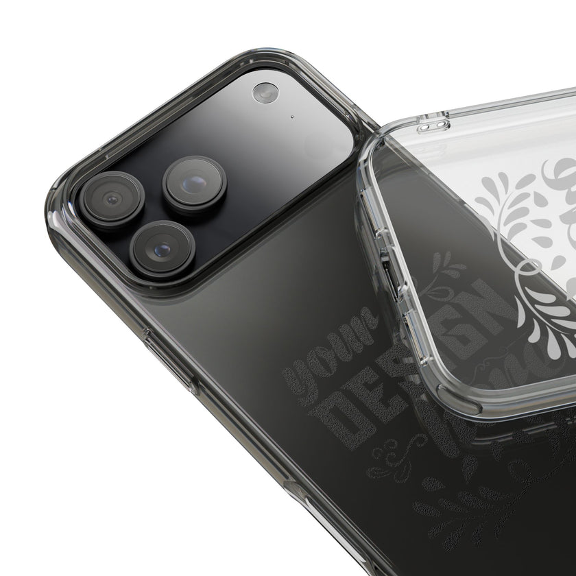 Customizable Clear Impact Resistant Phone Case With TPU Sides Wireless Ready
