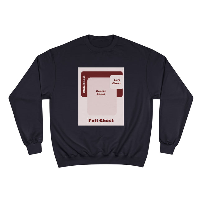 Customizable Champion S600 Crewneck Sweatshirt DTG Print