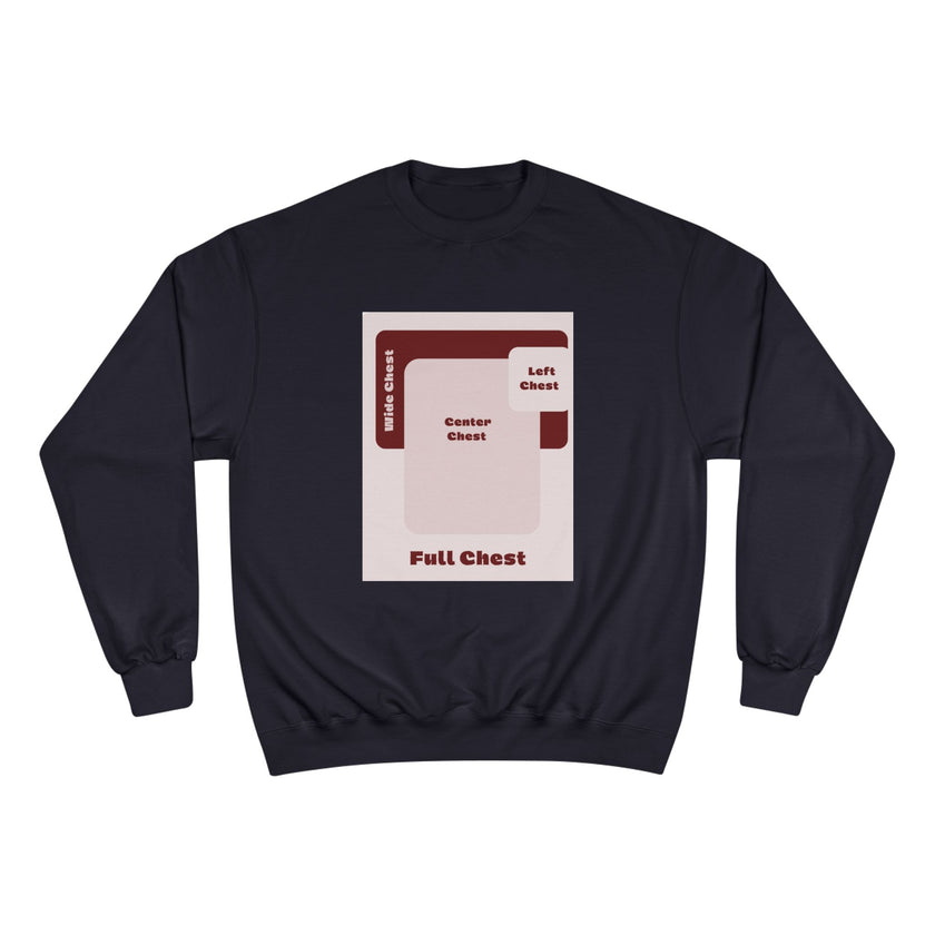 Customizable Champion S600 Crewneck Sweatshirt DTG Print