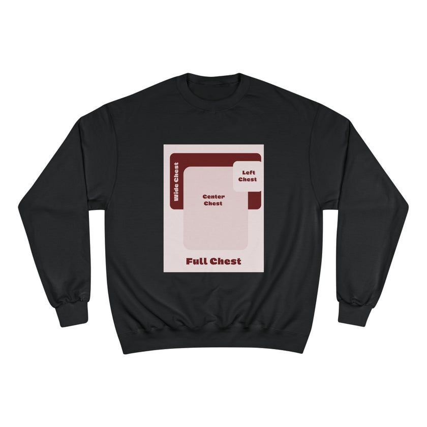 Customizable Champion S600 Crewneck Sweatshirt DTG Print