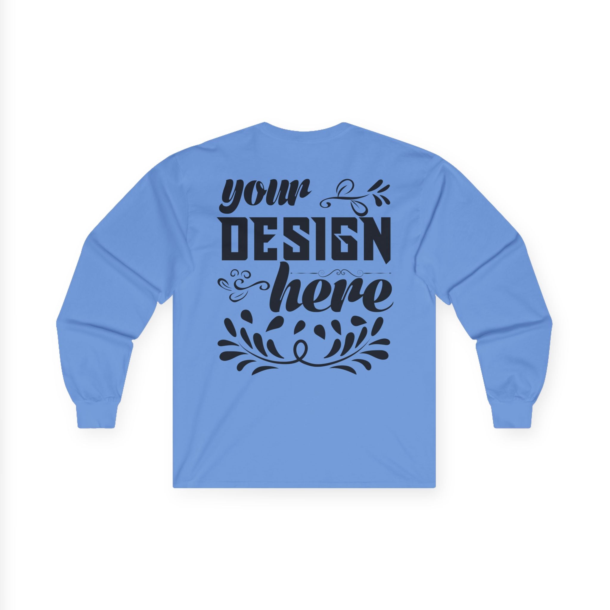 Customizable Gildan 2400 Unisex Ultra Cotton Long Sleeve Tee Classic Fit