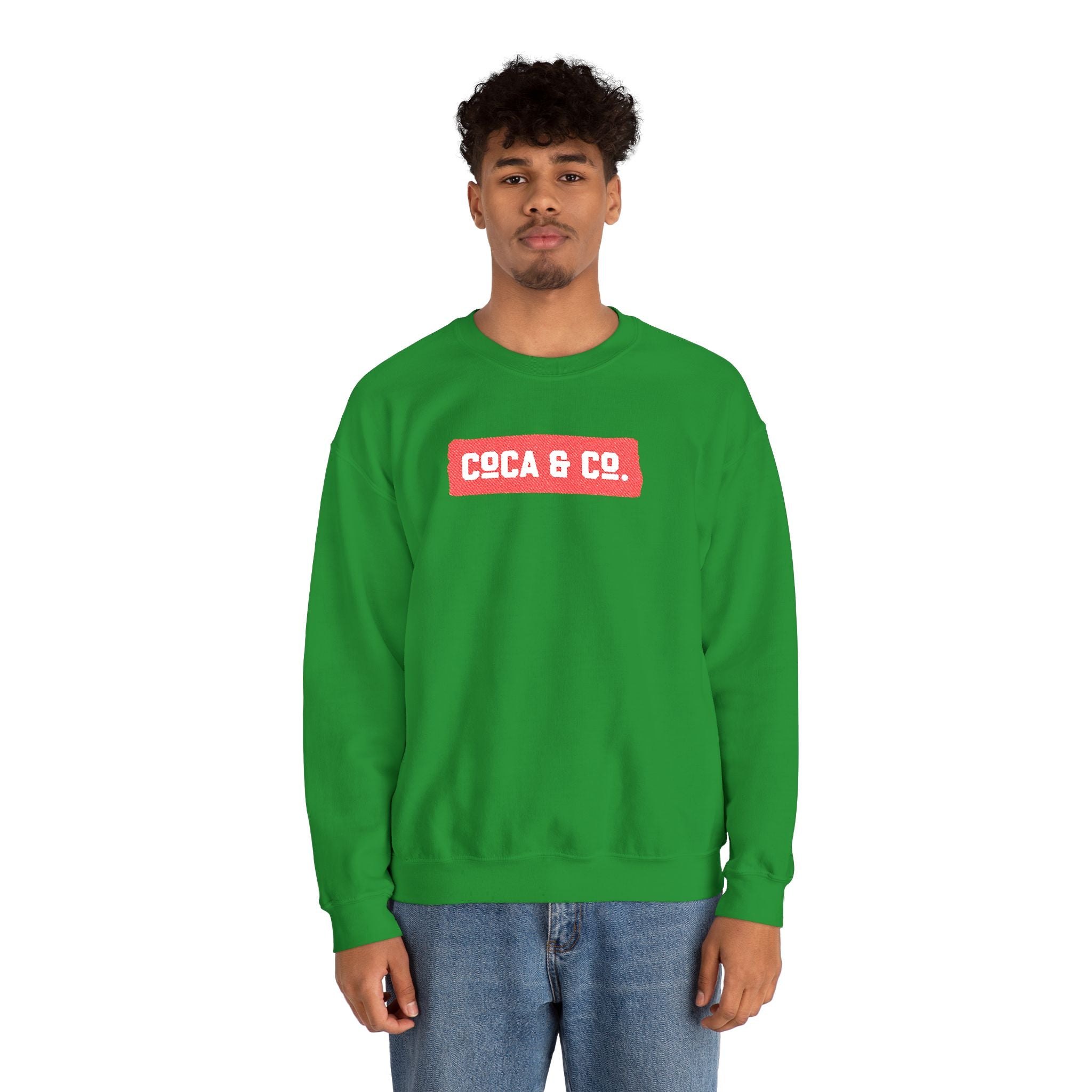 Gildan 18000 Unisex Crewneck Sweatshirt | Coca & Co Embroidery