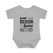 Customizable Infant Baby Rib Bodysuit Rabbit Skins 4400 Unisex