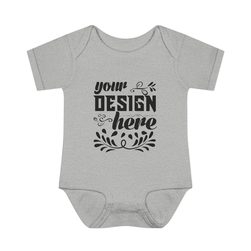 Customizable Infant Baby Rib Bodysuit Rabbit Skins 4400 Unisex
