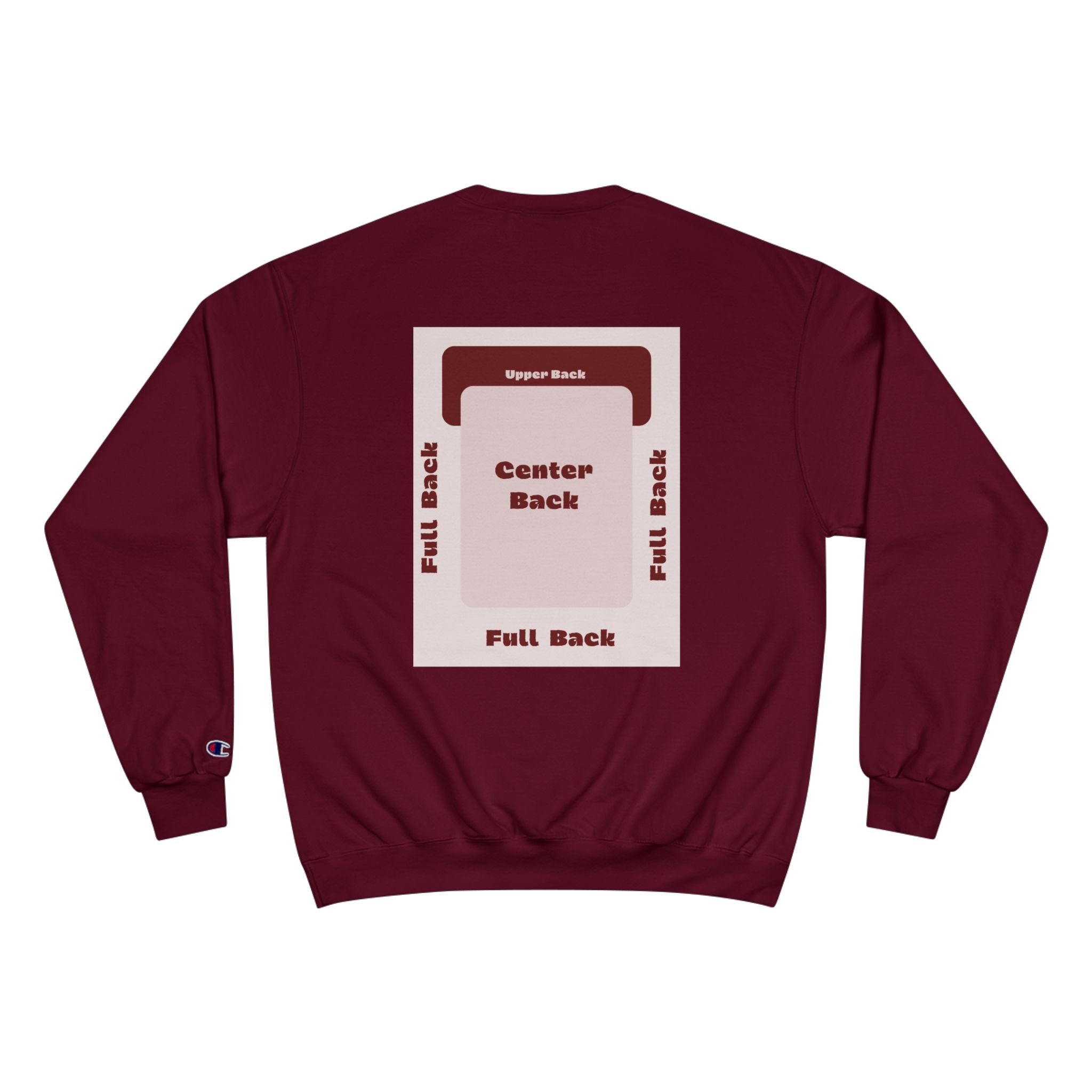 Customizable Champion S600 Crewneck Sweatshirt DTG Print