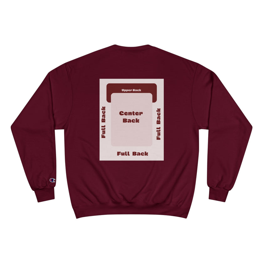 Customizable Champion S600 Crewneck Sweatshirt DTG Print
