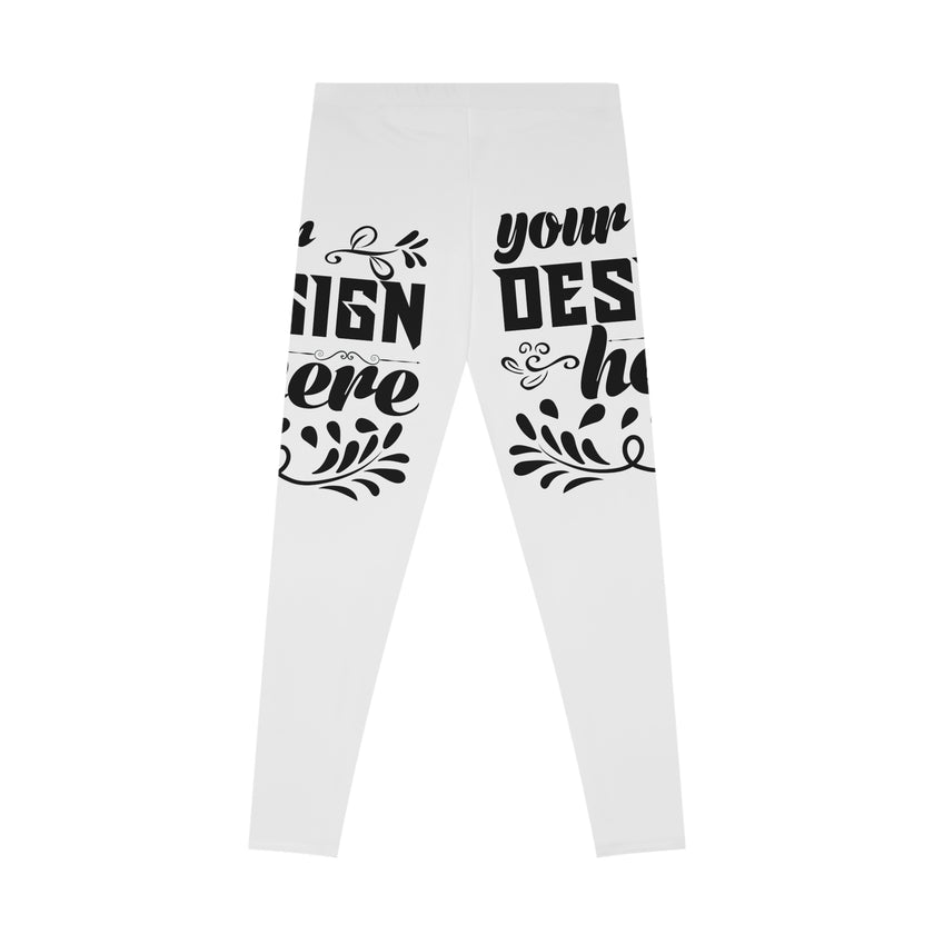 Customizable Stretchy Leggings All Over Print Mid Waist Ankle Length
