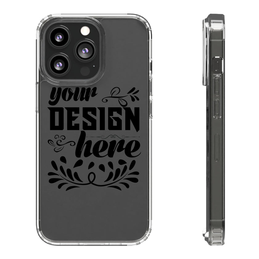 Customizable Clear Phone Case Slim Lightweight Scratch Resistant Protection