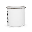 Customizable Enamel Camping Mug 12oz Stainless Steel with Rounded Corners