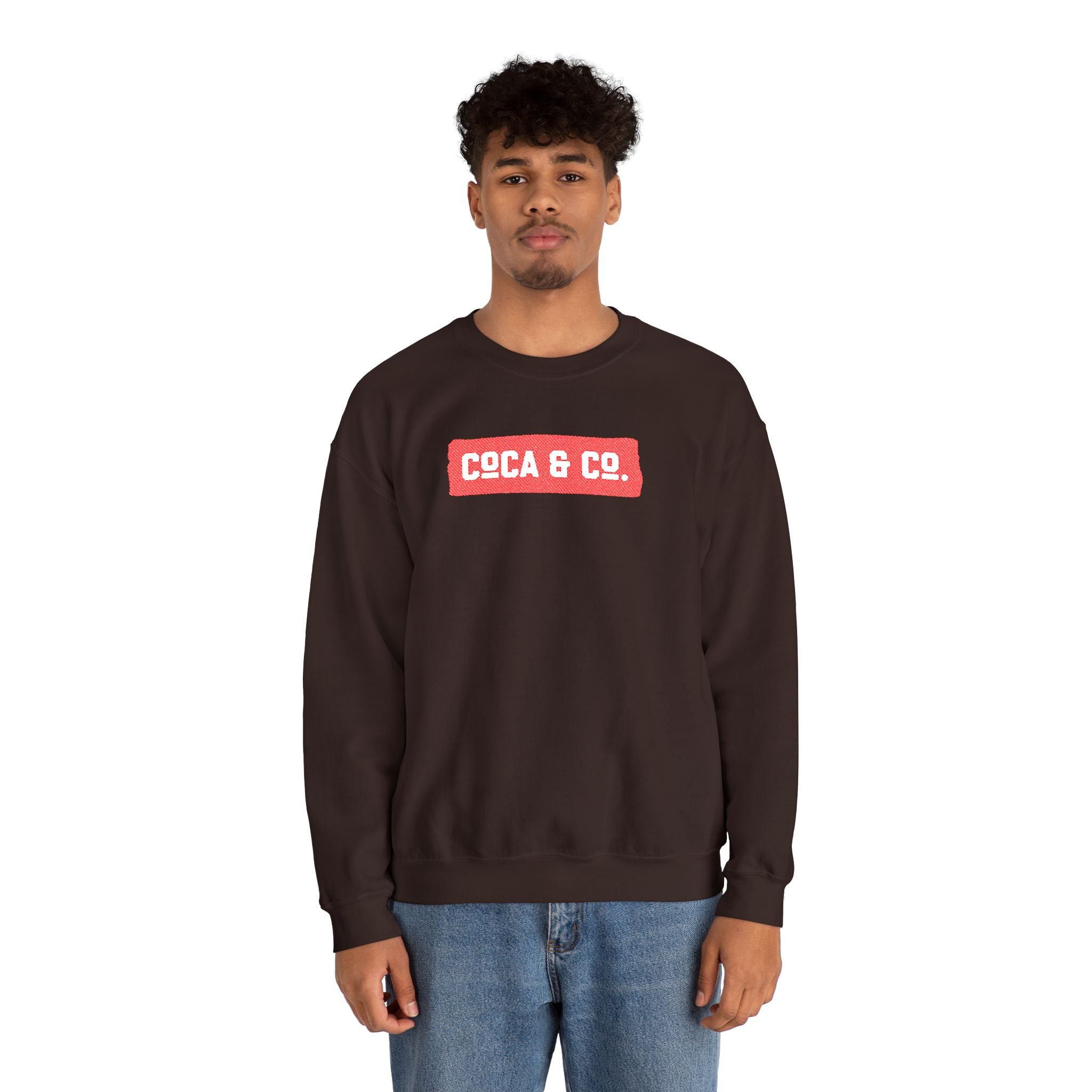 Gildan 18000 Unisex Crewneck Sweatshirt | Coca & Co Embroidery