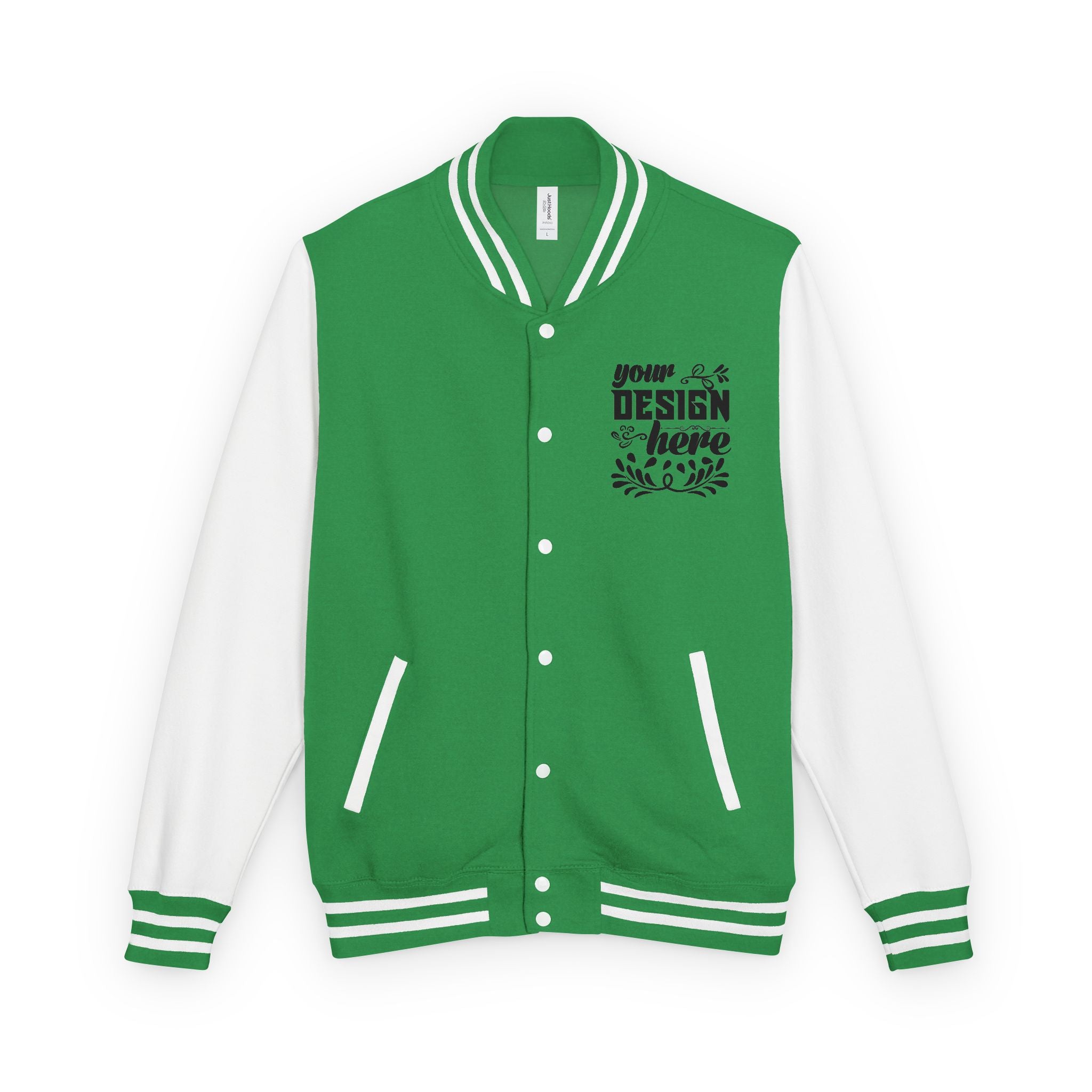 Customizable AWDis JH043 Unisex Heavyweight Letterman Jacket